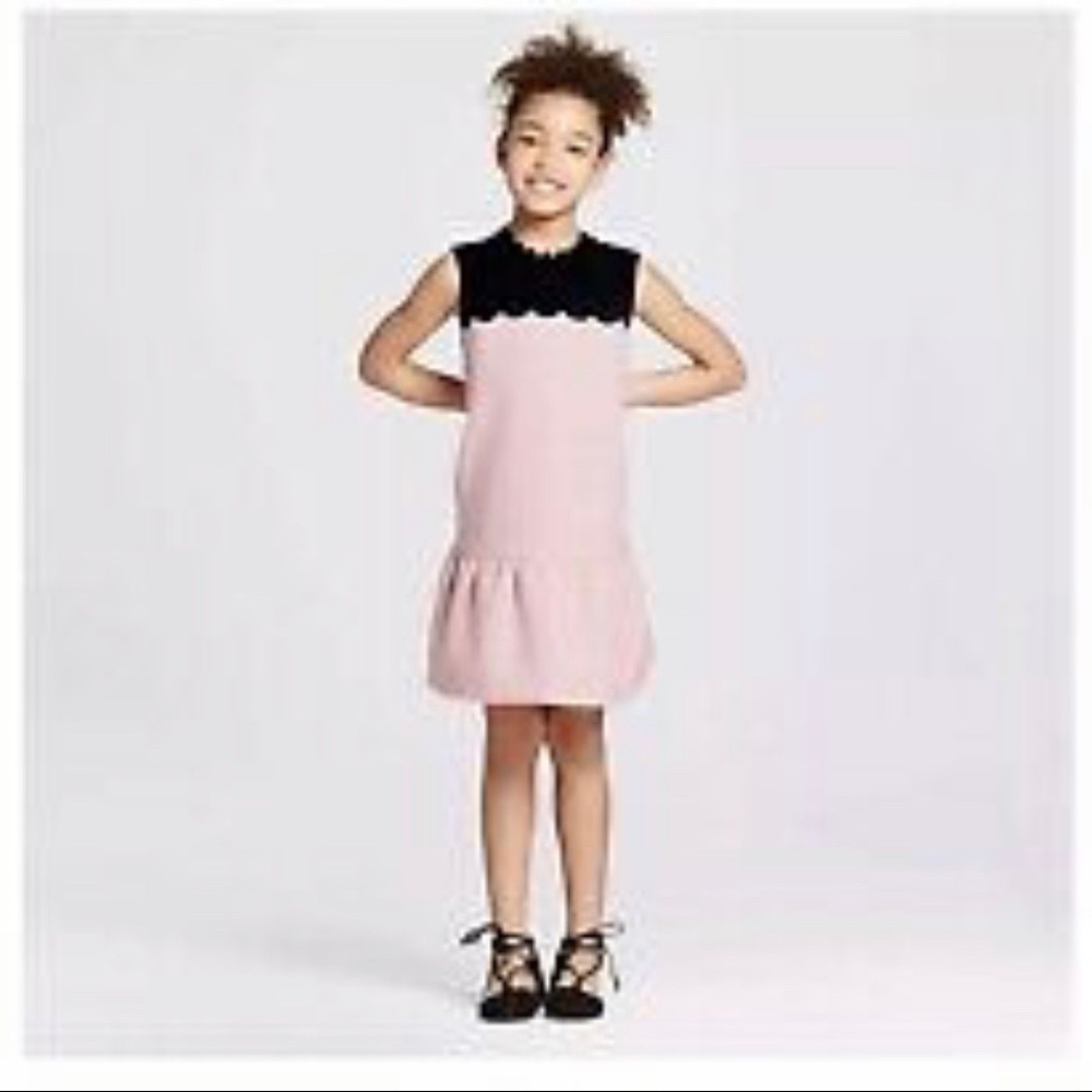 Victoria Beckham Blush Drop Waist Dress